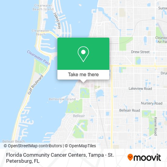 Florida Community Cancer Centers map