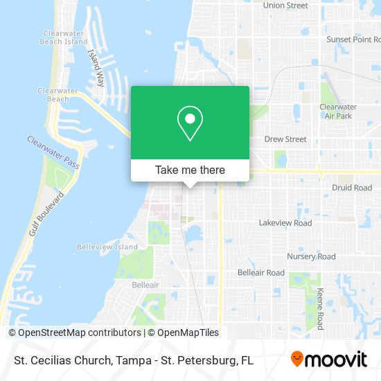 St. Cecilias Church map