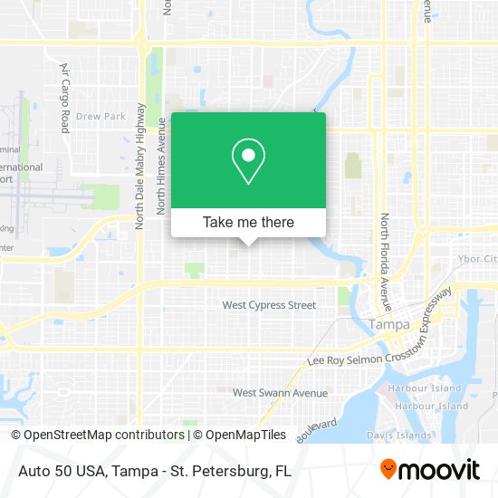 Mapa de Auto 50 USA