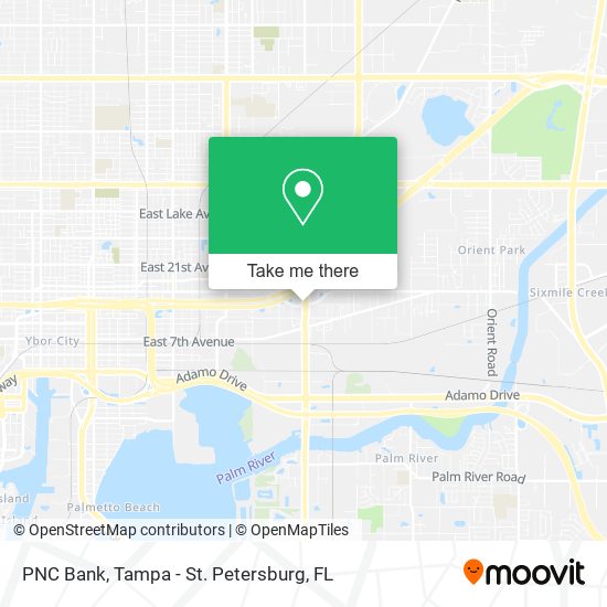 PNC Bank map