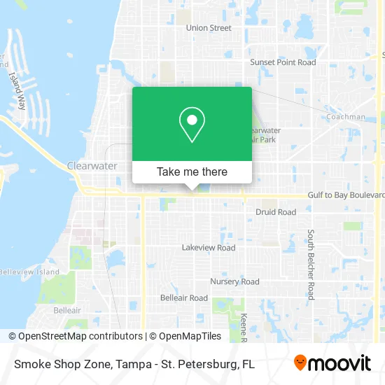 Smoke Shop Zone map