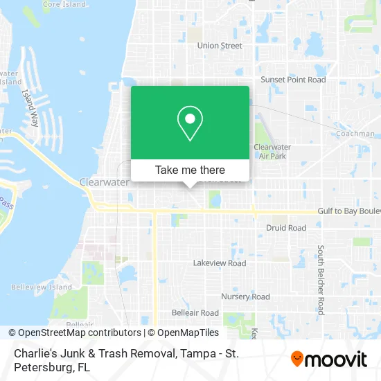 Charlie's Junk & Trash Removal map