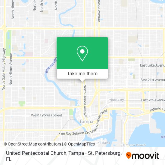 United Pentecostal Church map