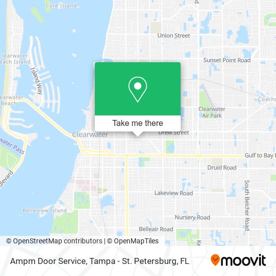 Ampm Door Service map