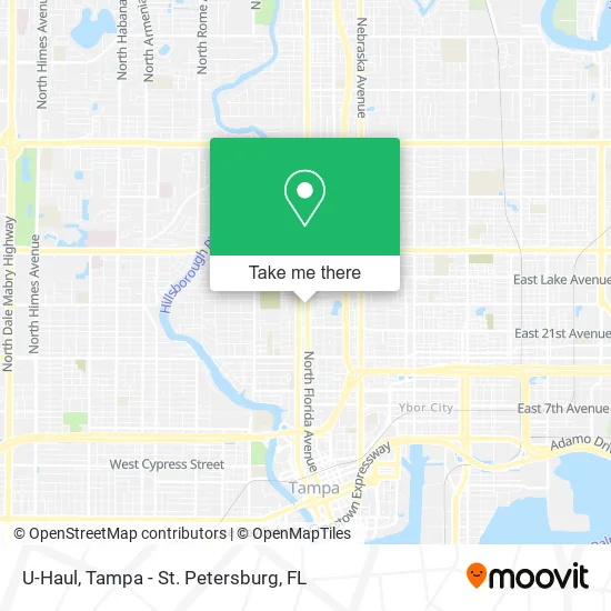 U-Haul map