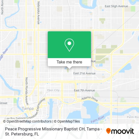 Mapa de Peace Progressive Missionary Baptist CH