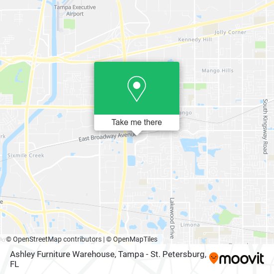 Mapa de Ashley Furniture Warehouse