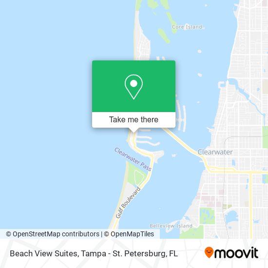 Beach View Suites map