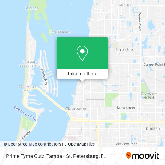 Prime Tyme Cutz map