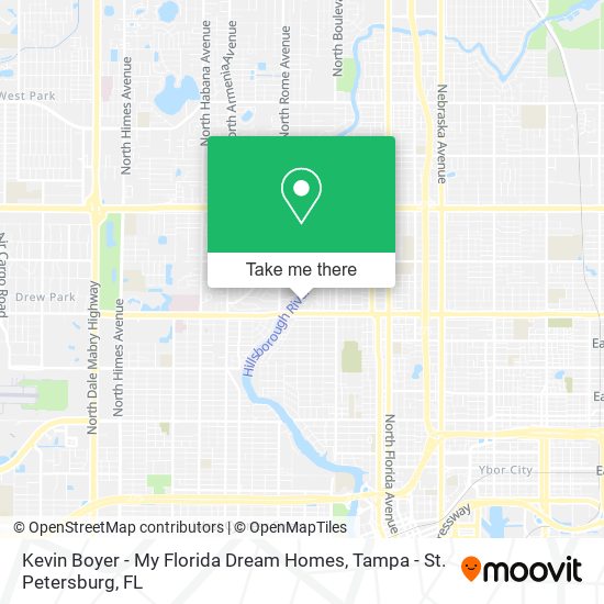 Mapa de Kevin Boyer - My Florida Dream Homes