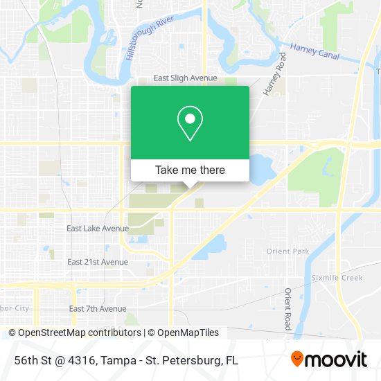 56th St @ 4316 map
