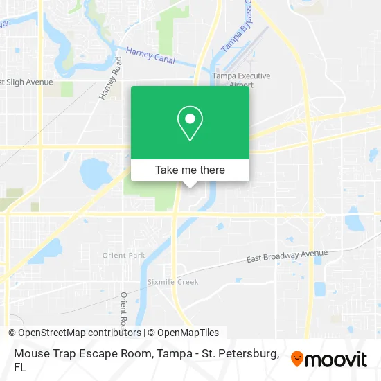 Mouse Trap Escape Room map