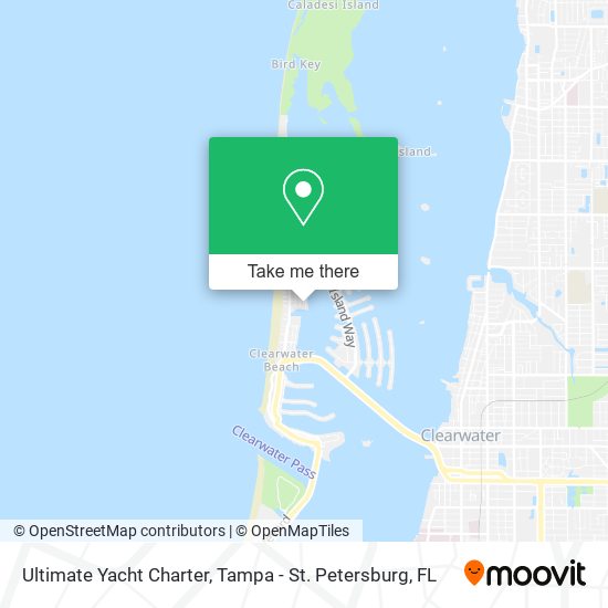 Ultimate Yacht Charter map