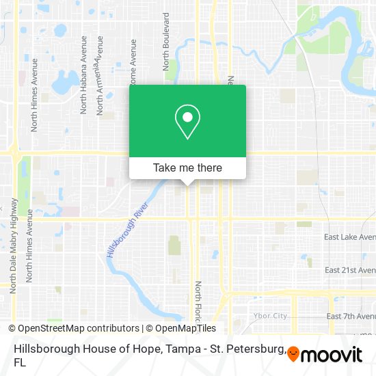 Hillsborough House of Hope map