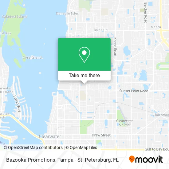 Bazooka Promotions map
