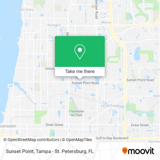 Sunset Point map
