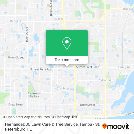 Hernandez JC Lawn Care & Tree Service map