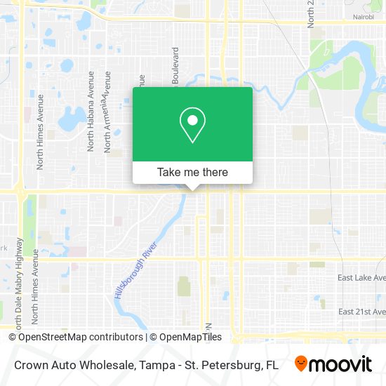 Crown Auto Wholesale map