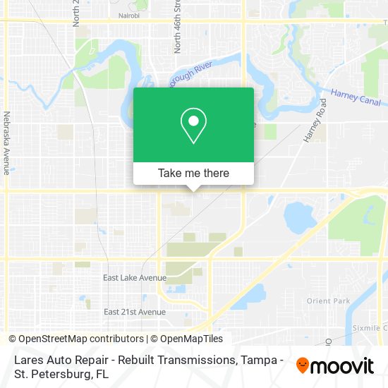 Lares Auto Repair - Rebuilt Transmissions map