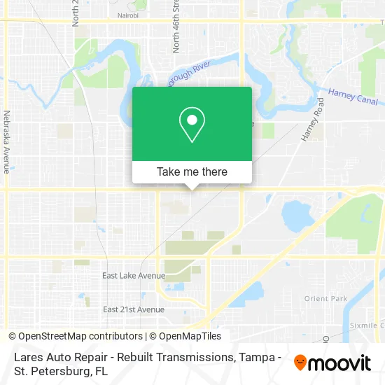 Lares Auto Repair - Rebuilt Transmissions map