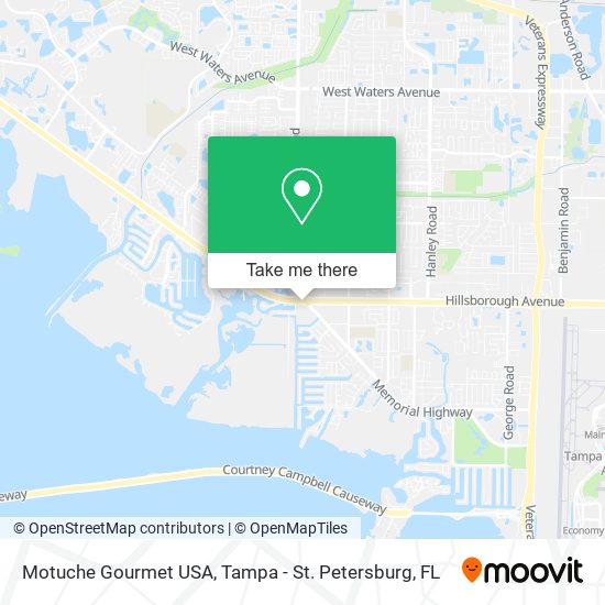 Motuche Gourmet USA map