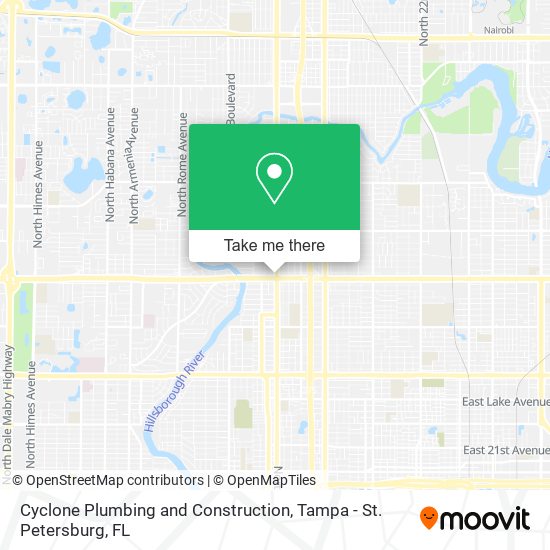 Cyclone Plumbing and Construction map