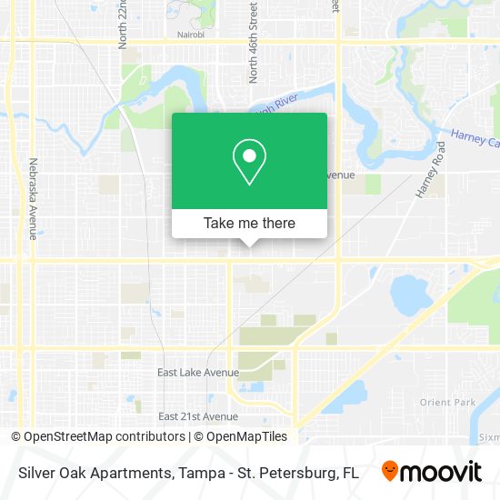 Silver Oak Apartments map