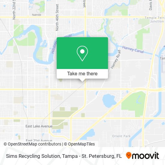 Sims Recycling Solution map