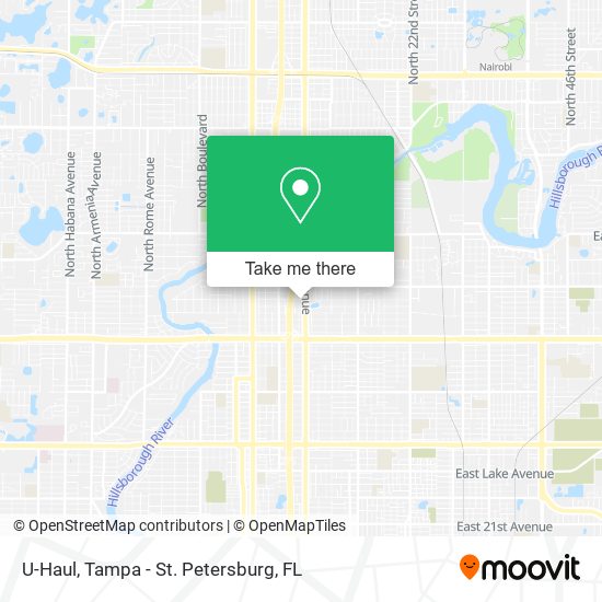 U-Haul map