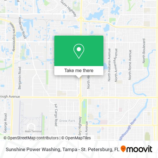 Sunshine Power Washing map