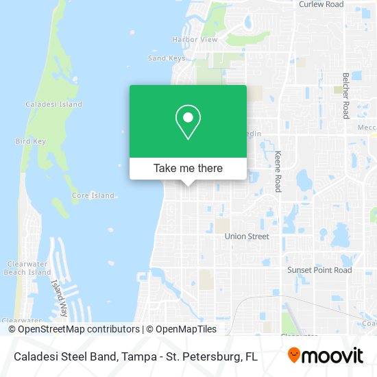 Caladesi Steel Band map
