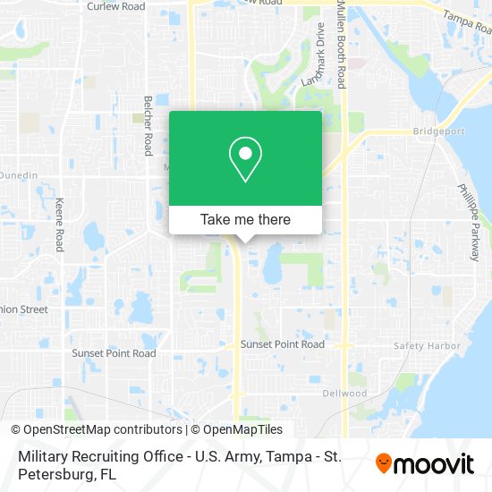 Military Recruiting Office - U.S. Army map