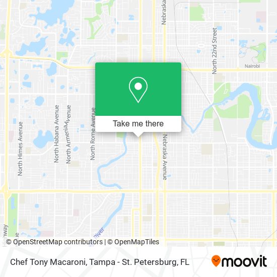 Mapa de Chef Tony Macaroni