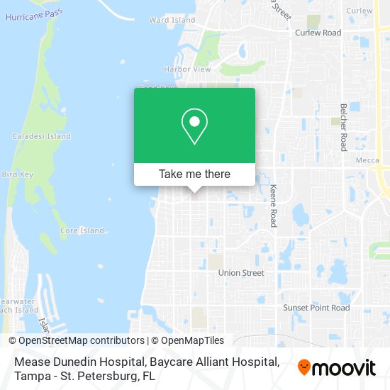 Mease Dunedin Hospital, Baycare Alliant Hospital map