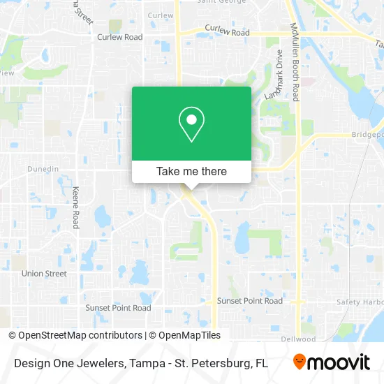 Design One Jewelers map