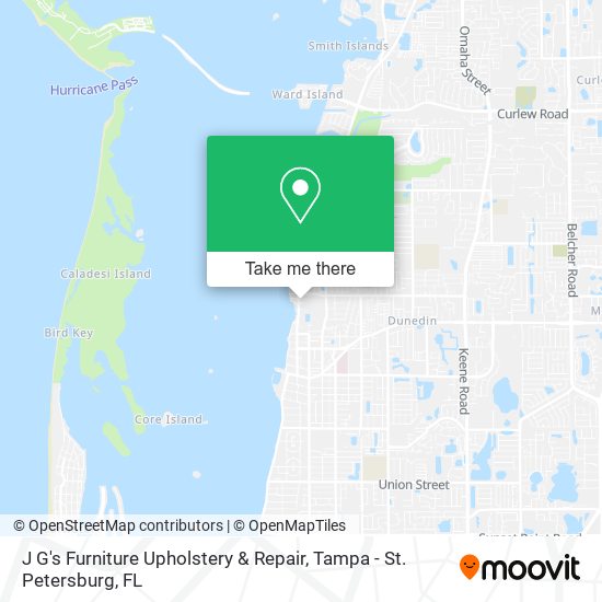 Mapa de J G's Furniture Upholstery & Repair