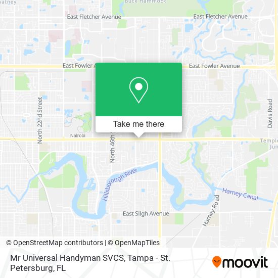 Mr Universal Handyman SVCS map