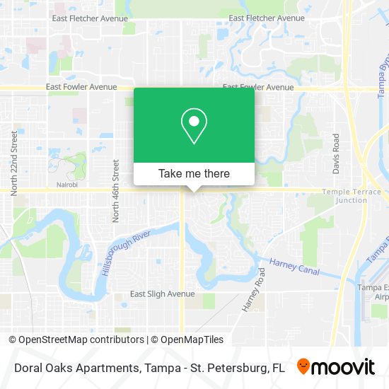 Mapa de Doral Oaks Apartments