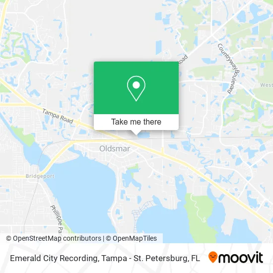 Emerald City Recording map