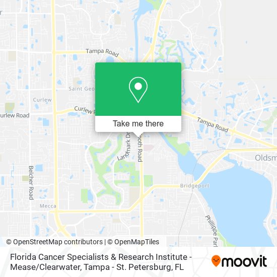 Mapa de Florida Cancer Specialists & Research Institute - Mease / Clearwater