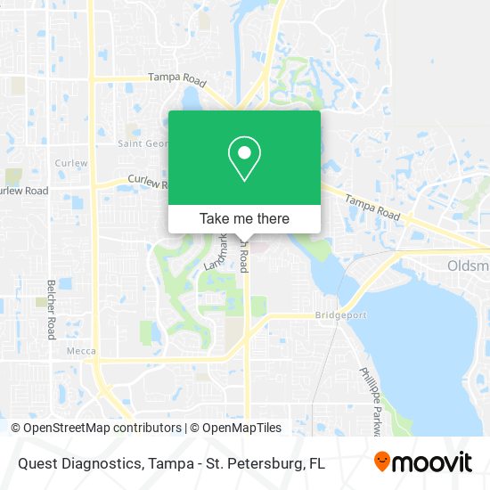 Quest Diagnostics map