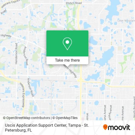 Uscis Application Support Center map