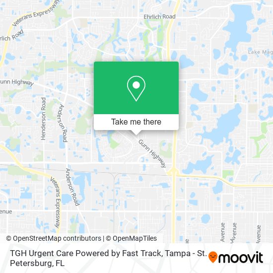 TGH Urgent Care Powered by Fast Track map