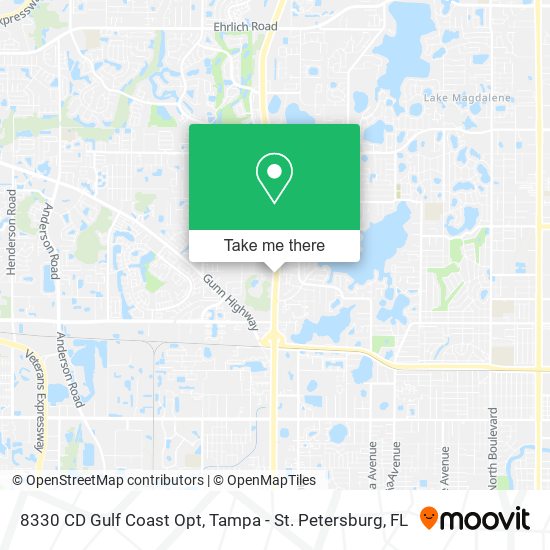Mapa de 8330 CD Gulf Coast Opt