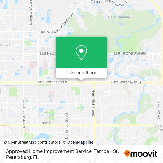 Mapa de Approved Home Improvement Service