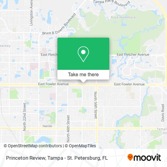 Mapa de Princeton Review