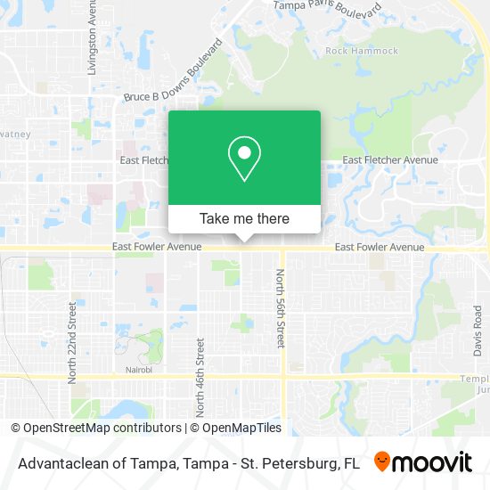 Mapa de Advantaclean of Tampa