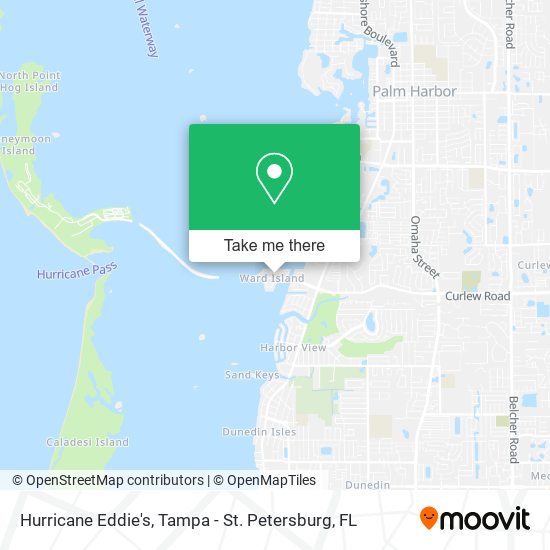 Hurricane Eddie's map