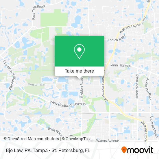 Bje Law, PA map