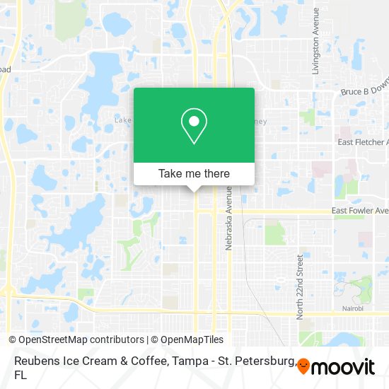 Reubens Ice Cream & Coffee map